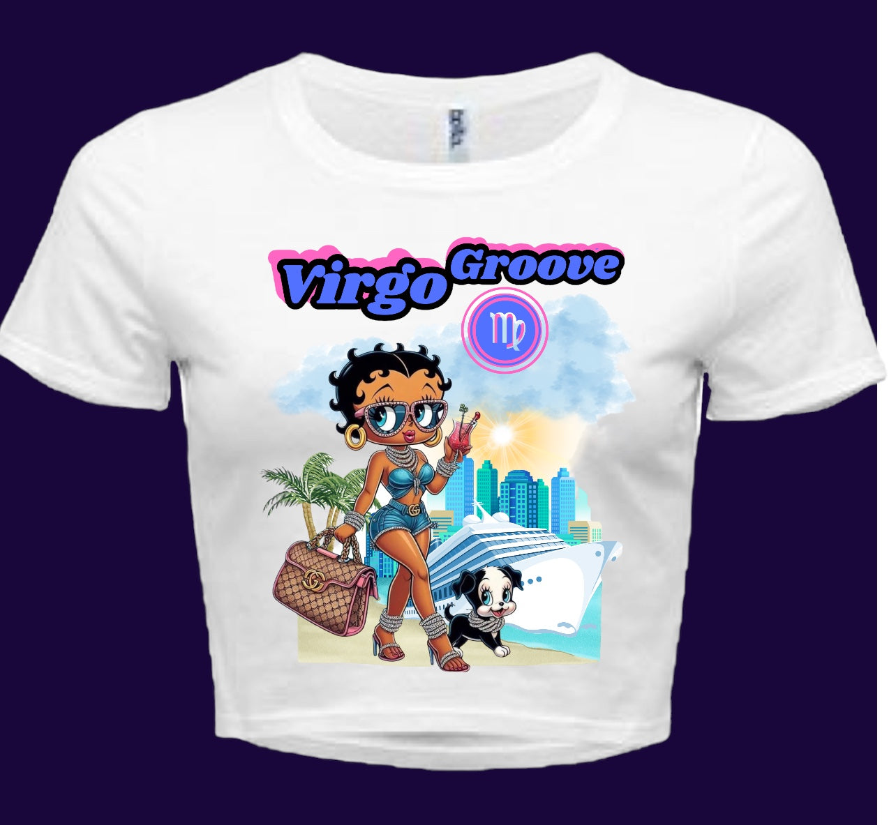 Virgo Groove Crop Top