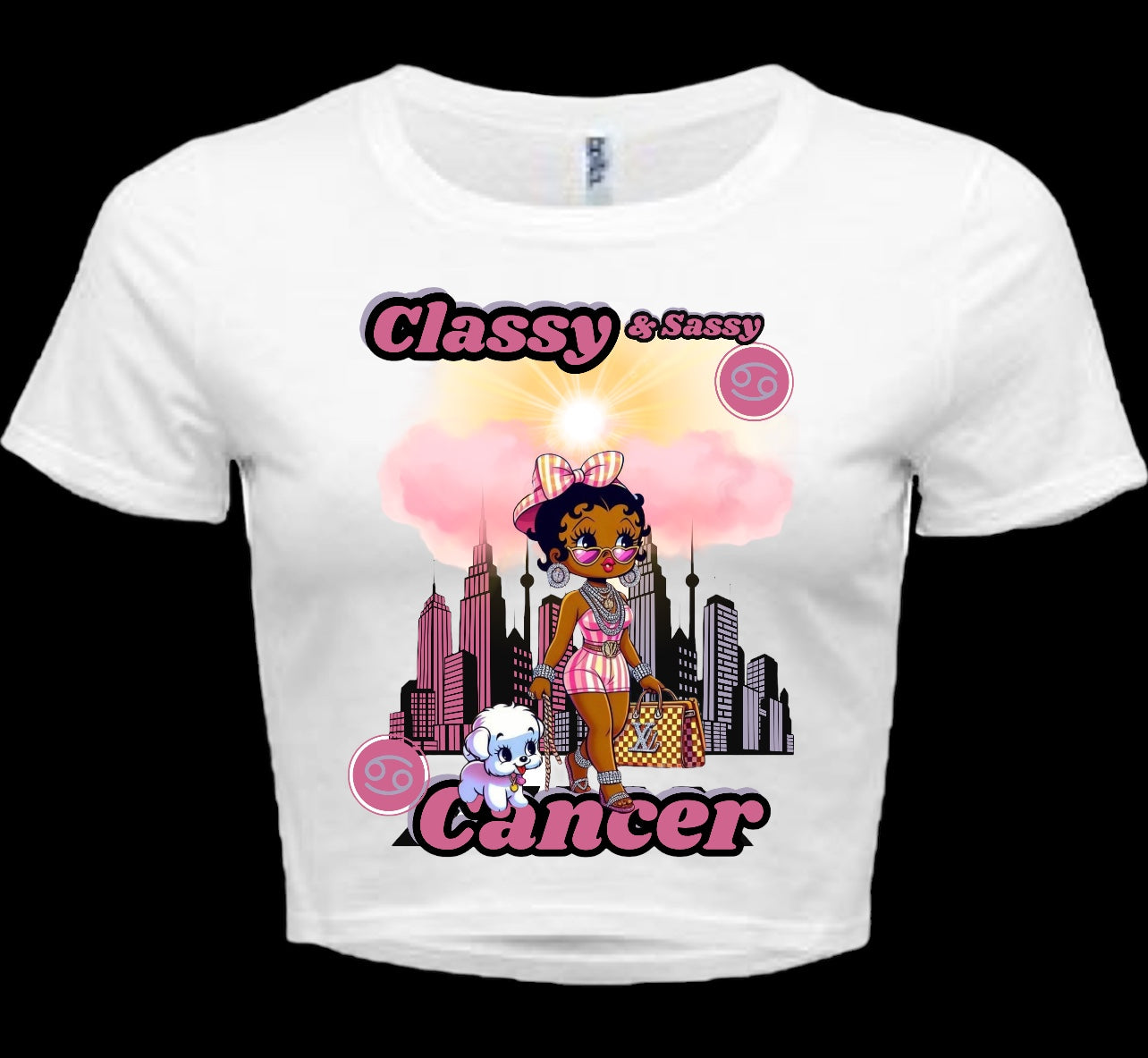 Classy Cancer crop top