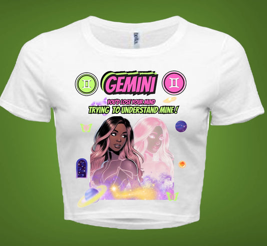 Gemini crop top