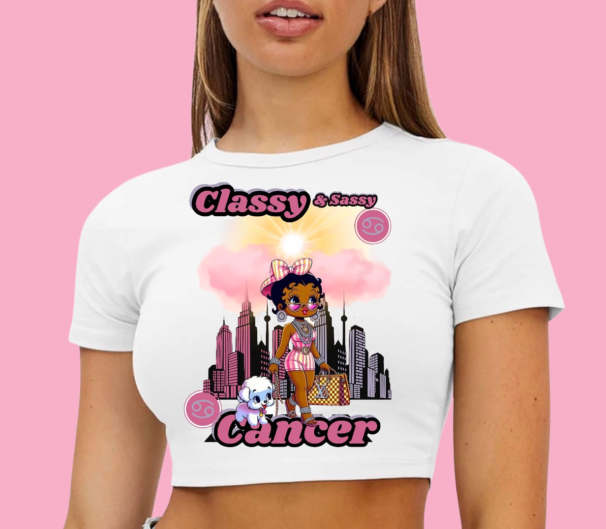 Classy Cancer crop top