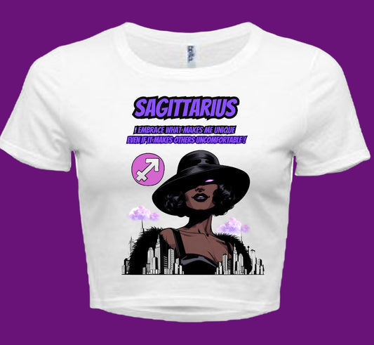 Sagittarius crop top