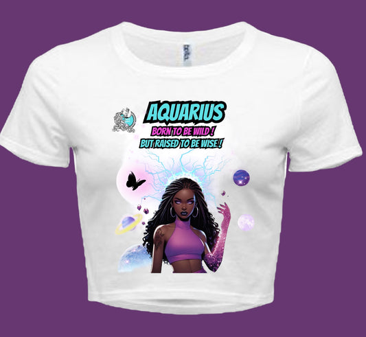 Aquarius crop top