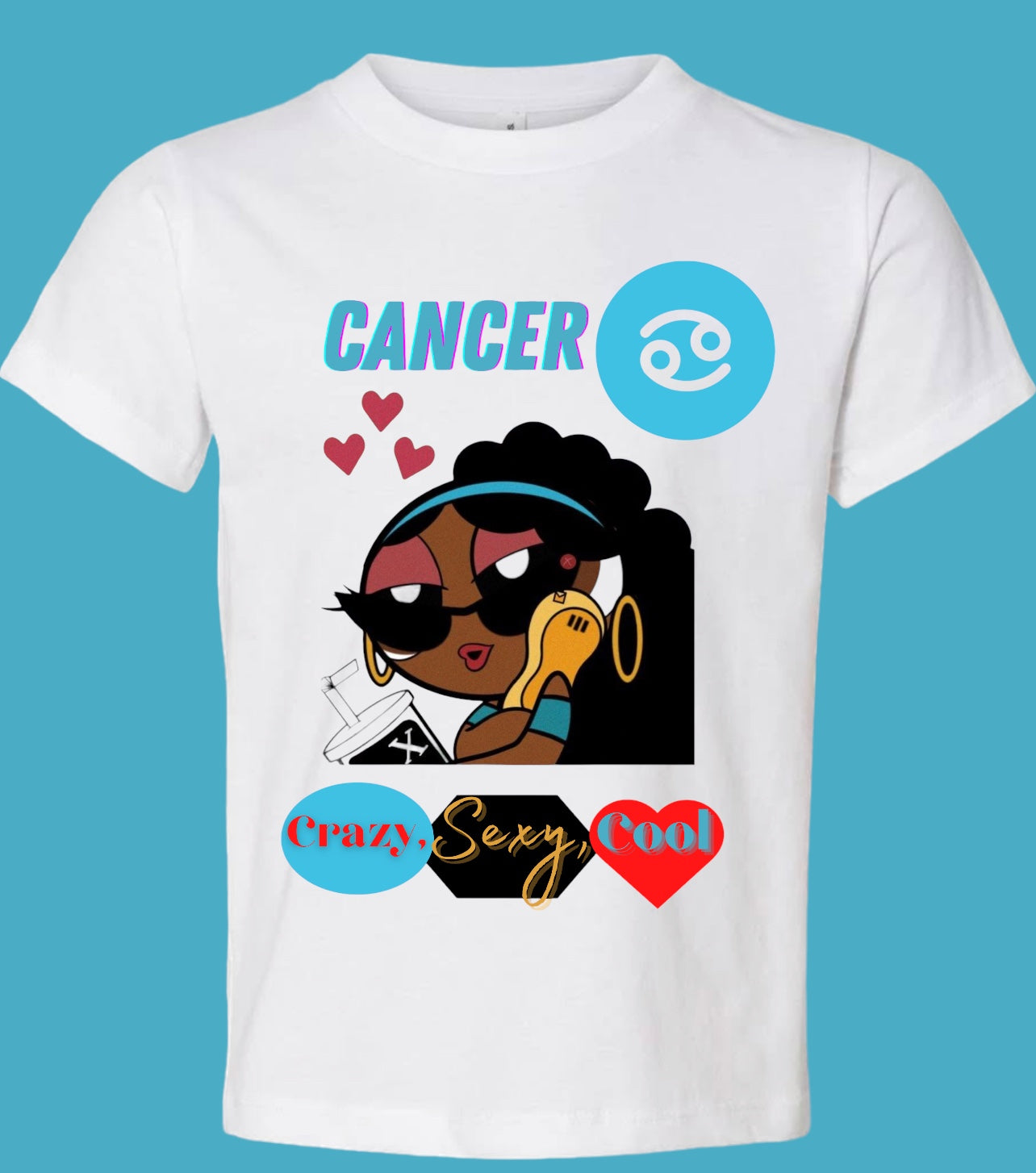 Cancer power puff shirt