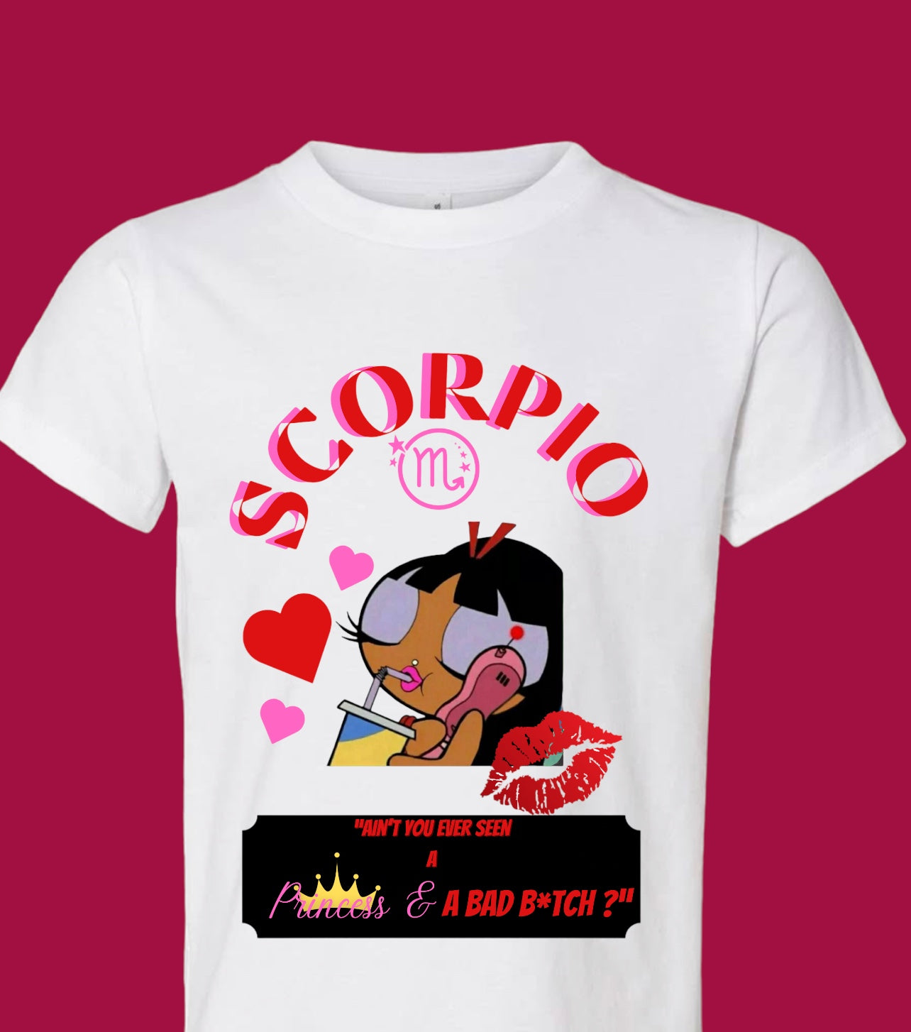 Scorpio power puff shirt