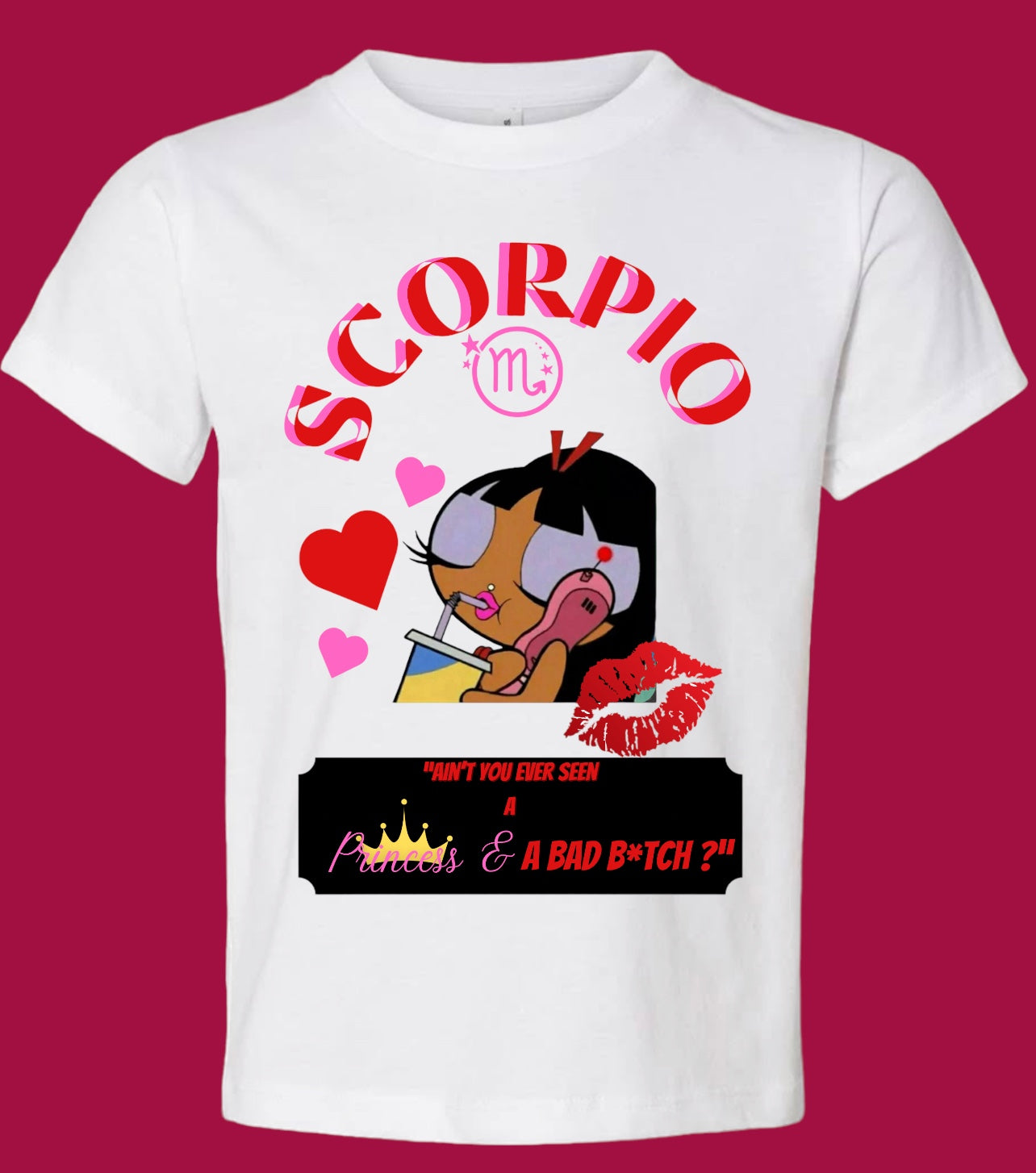 Scorpio power puff shirt