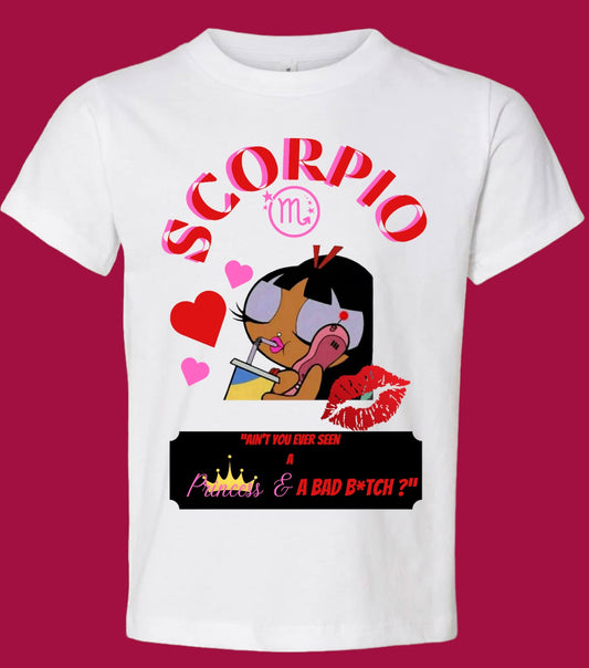 Scorpio power puff shirt