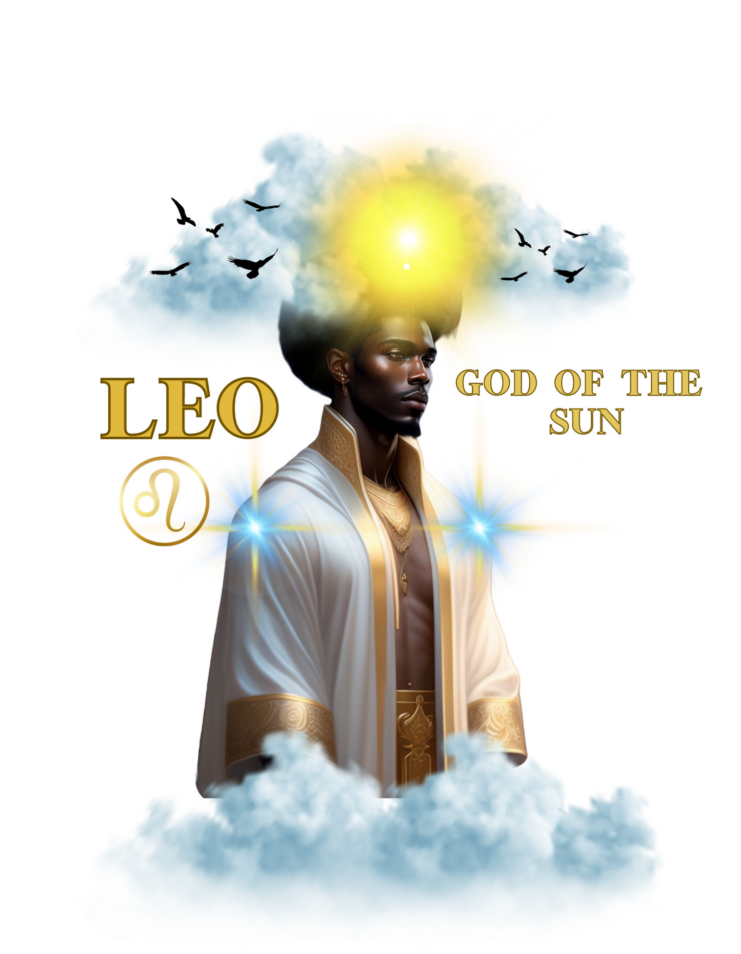 Black Greek God Leo Shirt