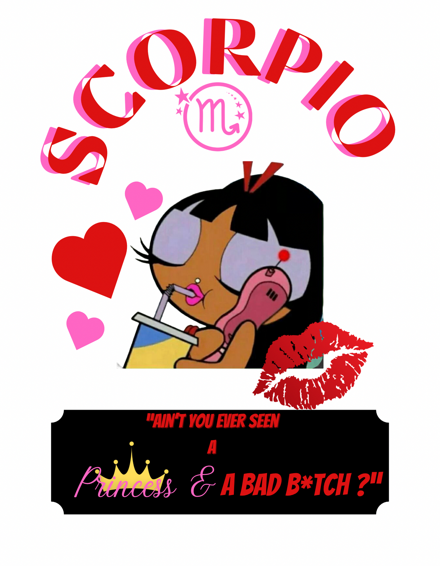 Scorpio power puff shirt