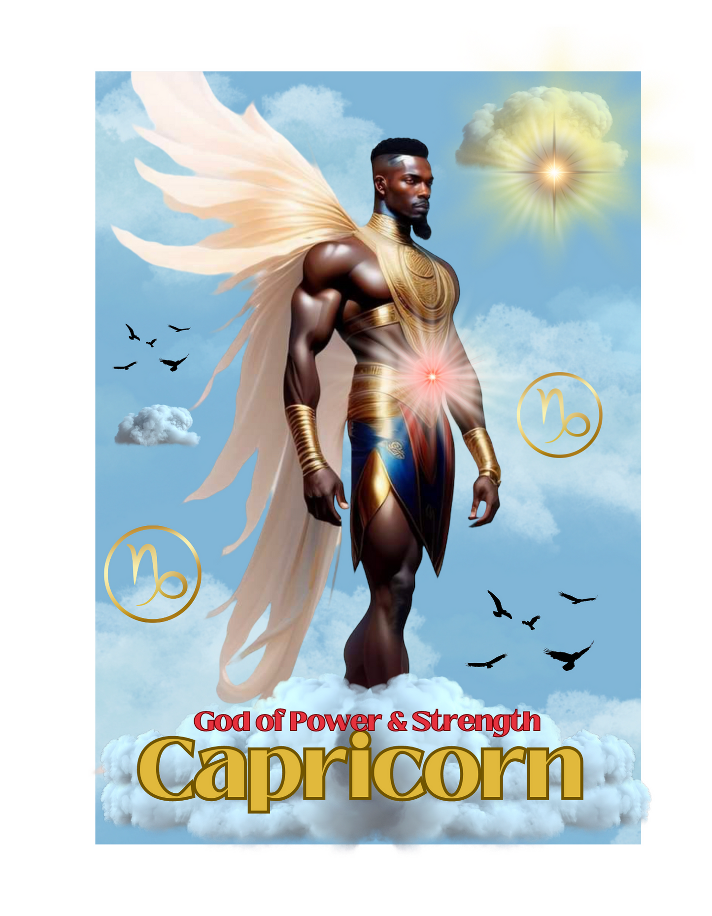 Black Greek God Capricorn