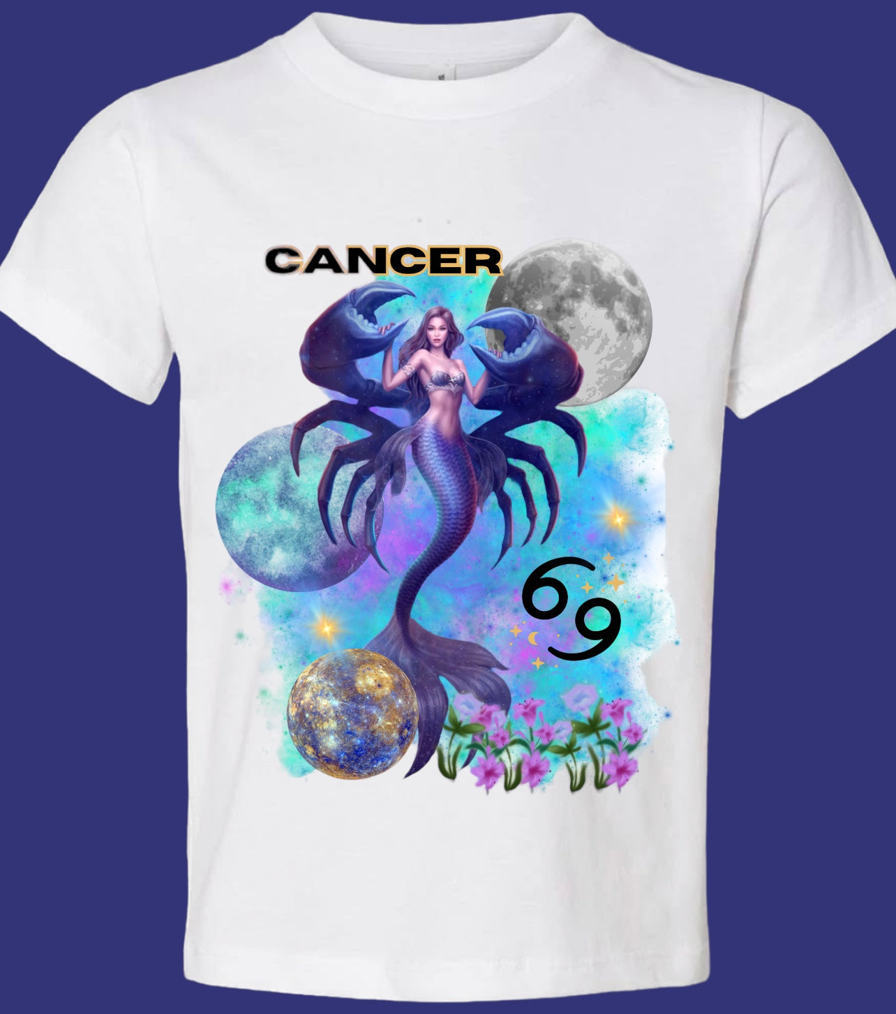 Cancer Mermaid shirt