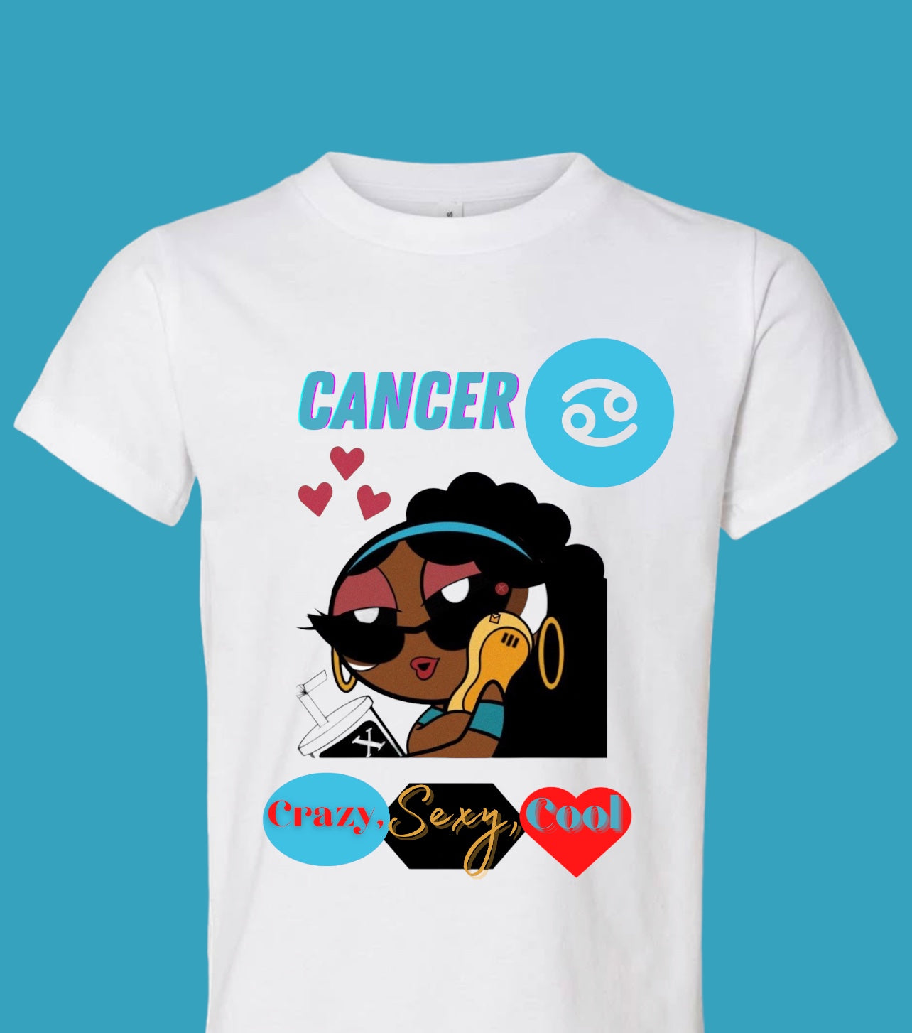 Cancer power puff shirt