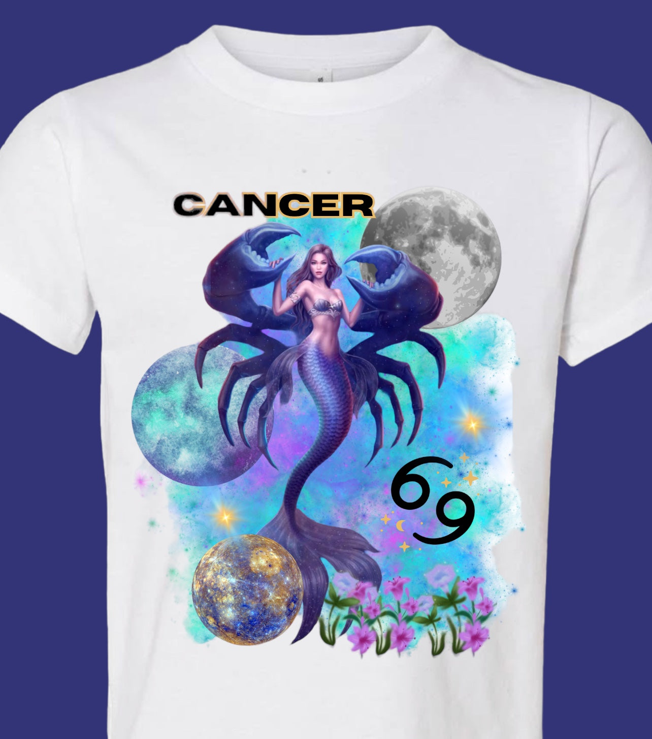 Cancer Mermaid shirt