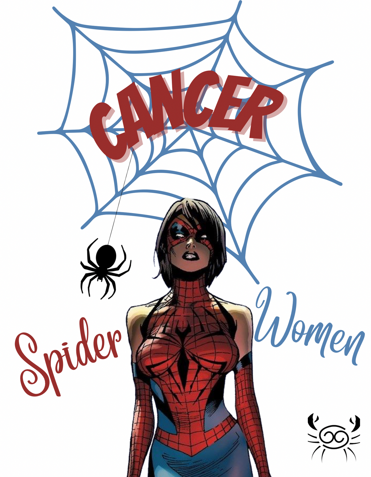 Cancer "Spider-Woman" T-shirt