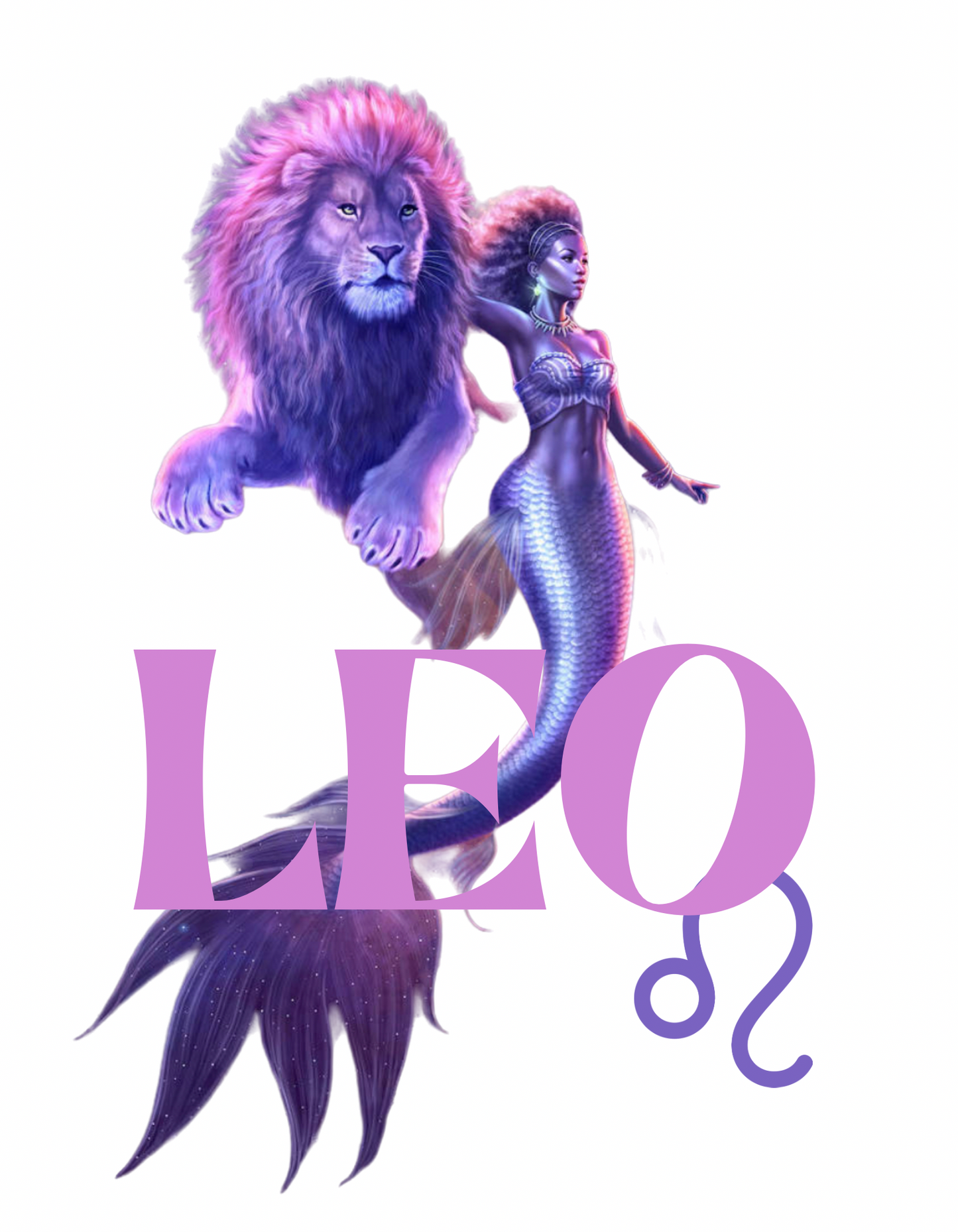 Leo mermaid lioness