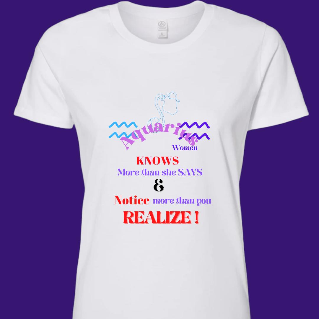 Aquarius Quote shirt